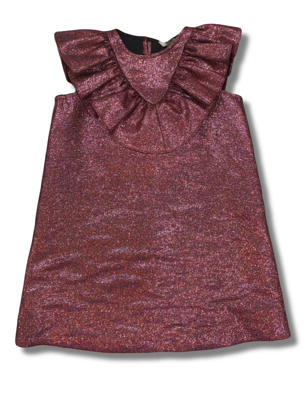 River Island Mini 4-5 Years Purple Glitter A Line Dress Holidays
